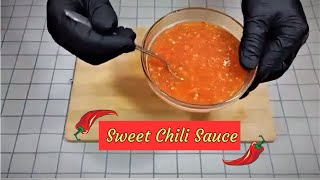 كيفية عمل سويت شيلي صوص اللذيذ في المنزل  فى 3 دقائق How to Make Sweet Chili Sauce at Home In 3 min