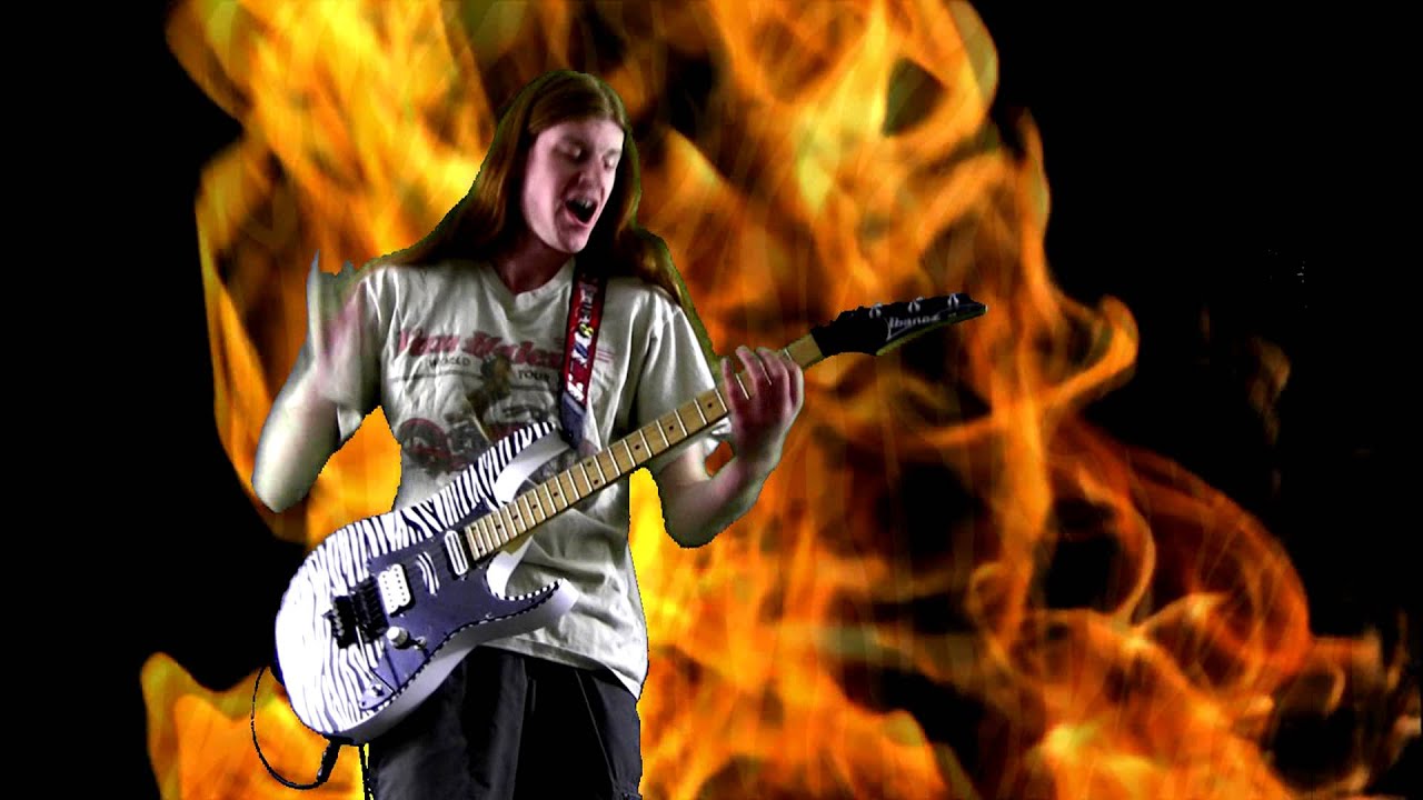 Van Halen On Fire Guitar Cover Cam Moen HD YouTube