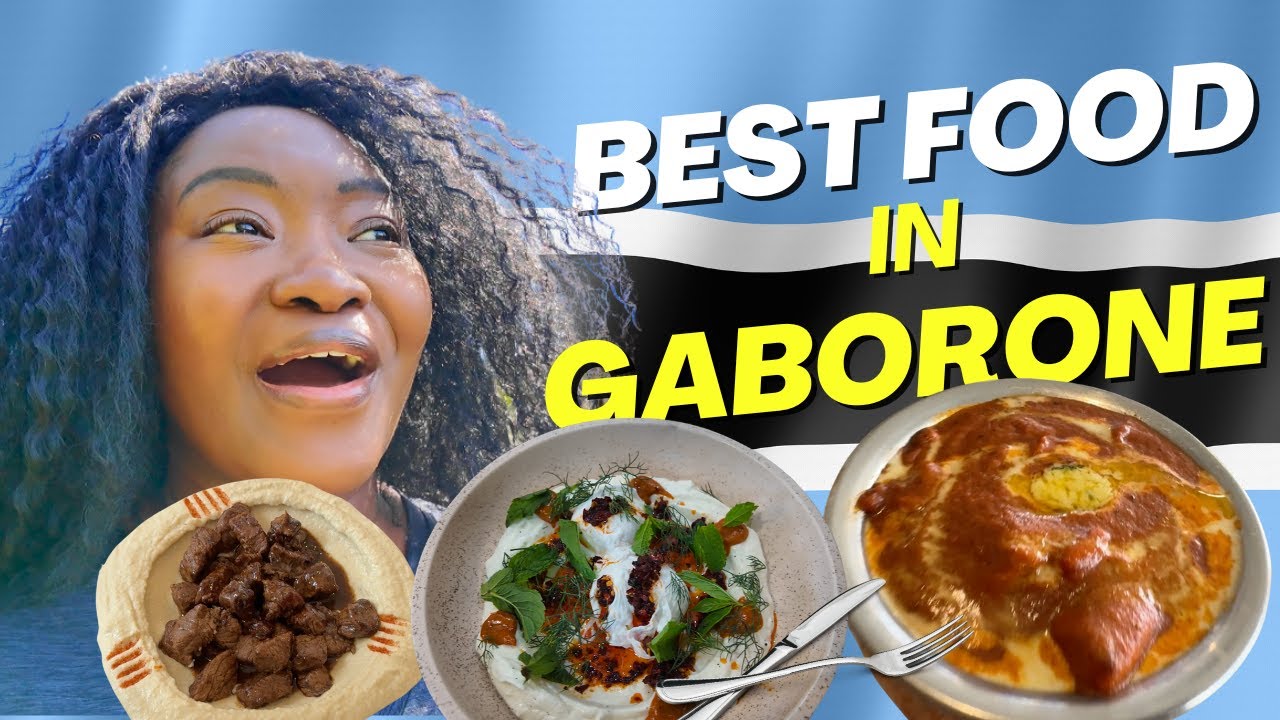 I dined at the BEST restaurants in Gaborone, Botswana!