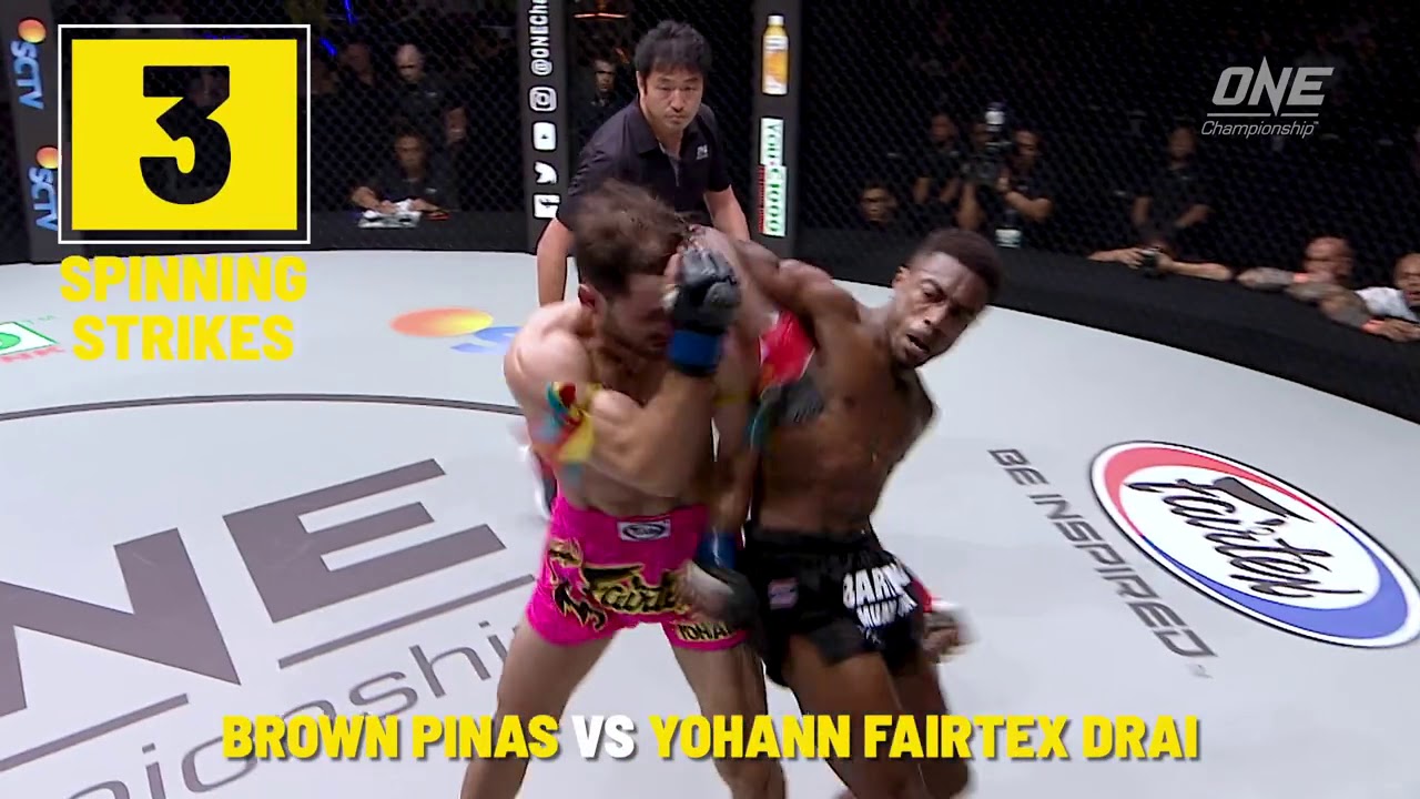 One Championship Spinning strikes Best Knock out YouTube