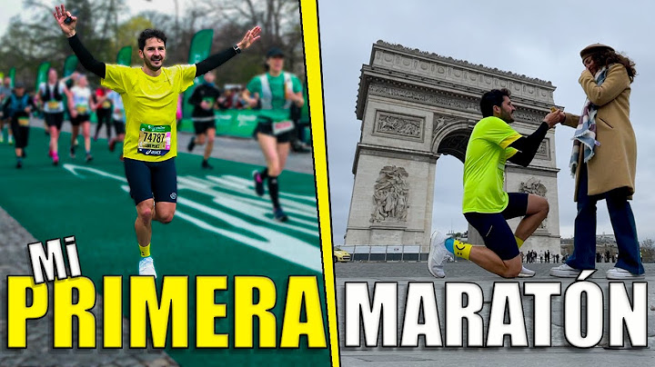 Mi Primera MARATÓN y ¡Le pido MATRIMONIO! 💍 | Documental Sub 4h en la Maratón de París