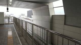 大阪モノレール 本線 1000系 1604F 到着 大阪空港駅