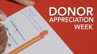 Donor Appreciation Week: Thank You!