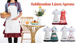 Sublimation Linen aprons