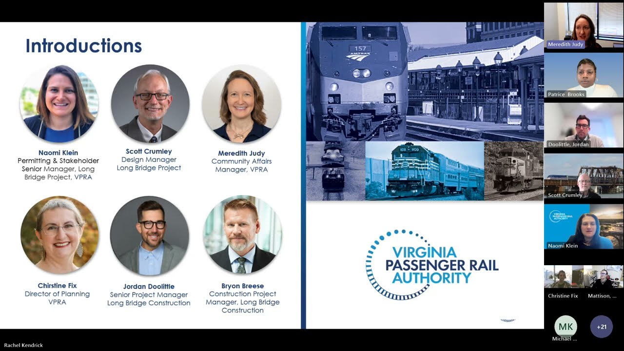 Long Bridge Project Community Advisory Group CAG Meeting - Washington, DC