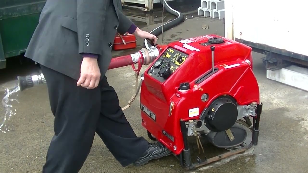 出荷テスト VC62AS-＊411 トーハツ可搬消防ポンプ B-3級 40馬力