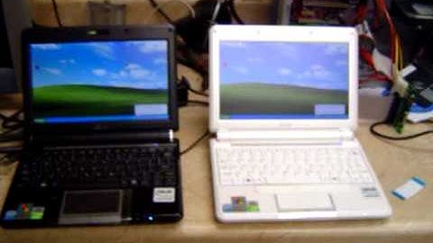 Asus EEE 901 PC  - SSD VS HDD Hard drive boot off