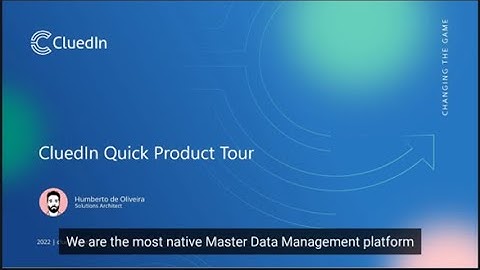 CluedIn five minute product tour - Microsoft MDM