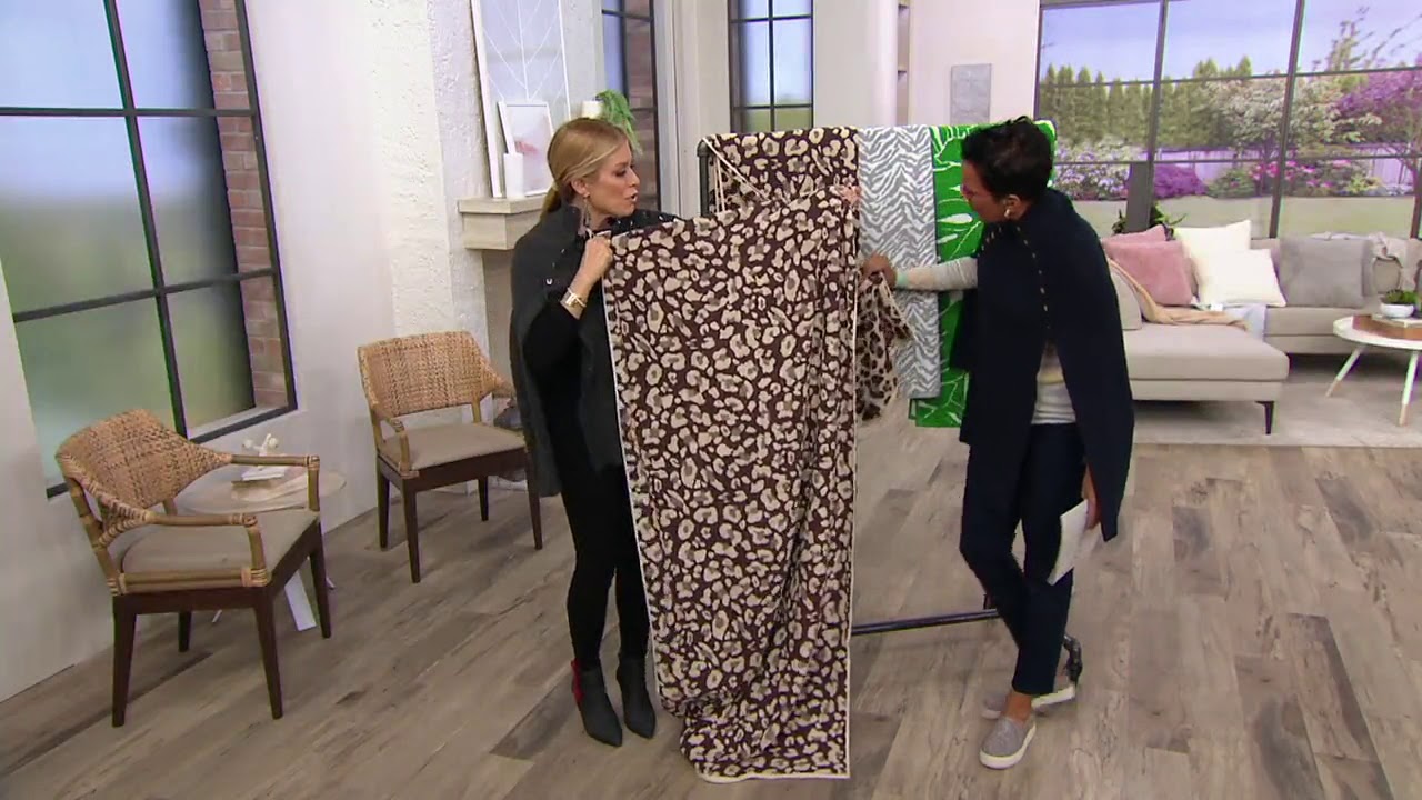 G.I.L.I. by Jill Martin X weaveRIGHT S/2 Oversized Bath Sheets on QVC