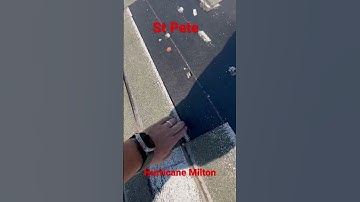 Emergency ROOF TARPS Saint Petersburg Florida Milton #youtube #hurricanemilton #diy #fyp #florida