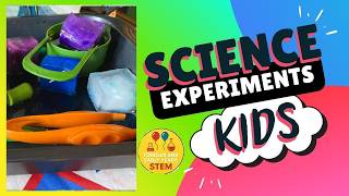 Coloured Ice Cube Science for Toddlers | Frozen Sea Creature Rescue  Toddler STEM Activity.