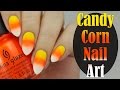 Easy Candy Corn Halloween Nails For Beginners