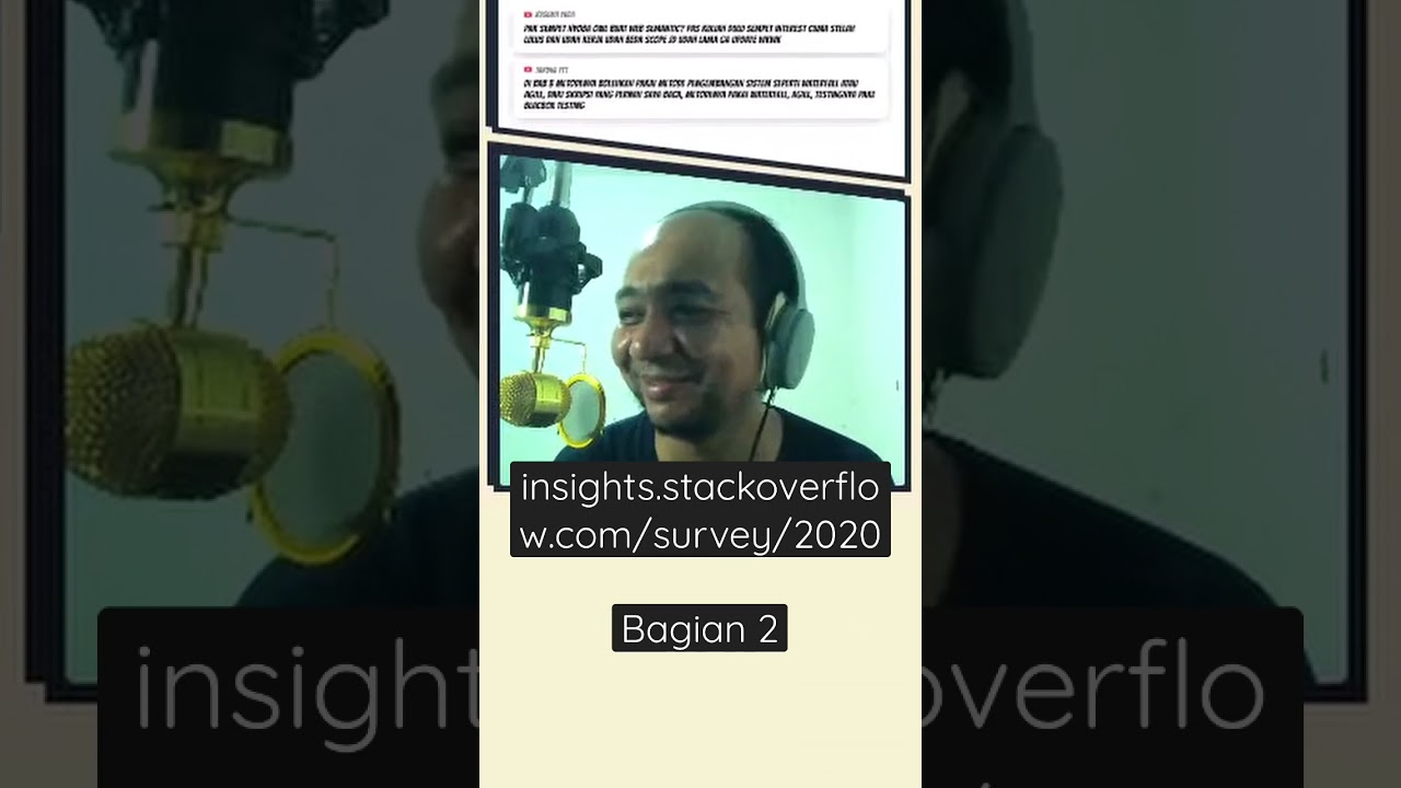 Cuplikan video: Rangkuman #shorts dari #insights #stackoverflow #2020 bagian 2