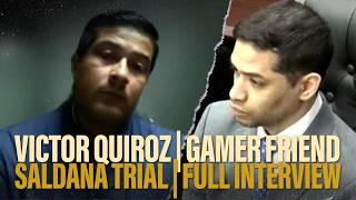 FULL TESTIMONY Online gamer friend Victor Quiroz testifies in the Mario Fernandez Saldana trial