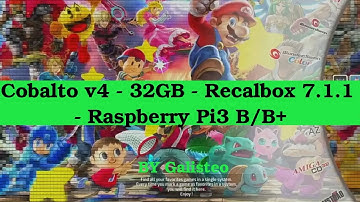 Cobalto v4 – 32GB – Recalbox 7.1.1 By Galisteo VIPS