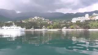 Dolphins in the Black Sea, Crimea, Gurzuf-- Дельфины в Гурзуфе