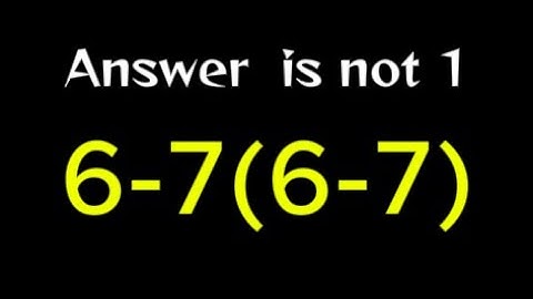 Try Solving This Tricky Math Expression!