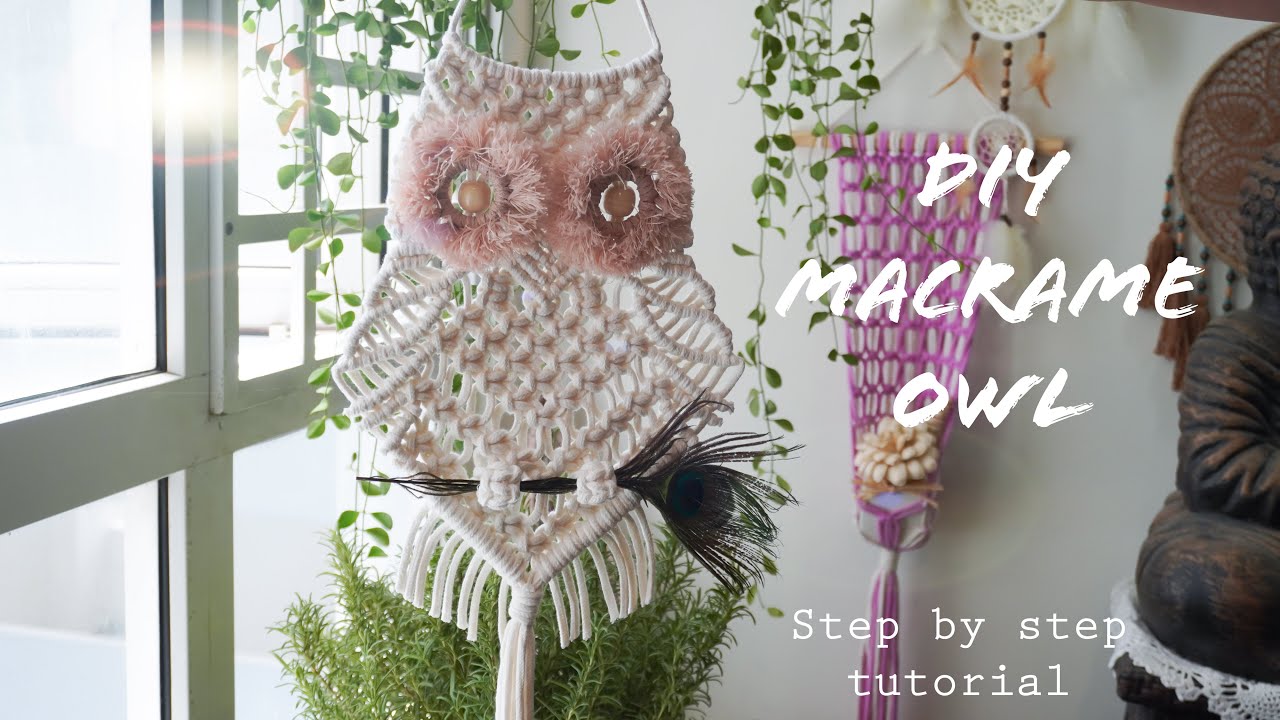 TUTORIAL PDF For Macrame Owl Step By Step Guide Cute Wall
