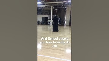 Thumbnail of Kendo practice (jigeiko) Kote 剣道小手 #kendo #shorts #kendotraining