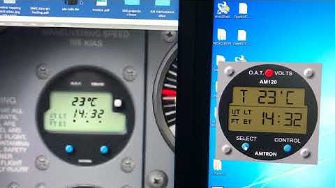 AM Cessna clock demo