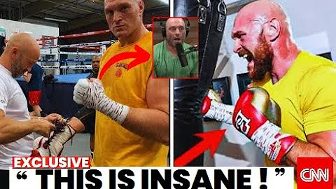 Tyson Fury’s TERRIFYING New footage! 😲..USYK is F**k*d...joe Rogan & Lennox Lewis Reaction !
