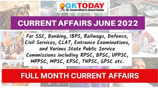 June, 2022  Full Month Current Affairs | GK Today Monthly Current Affairs screenshot 5
