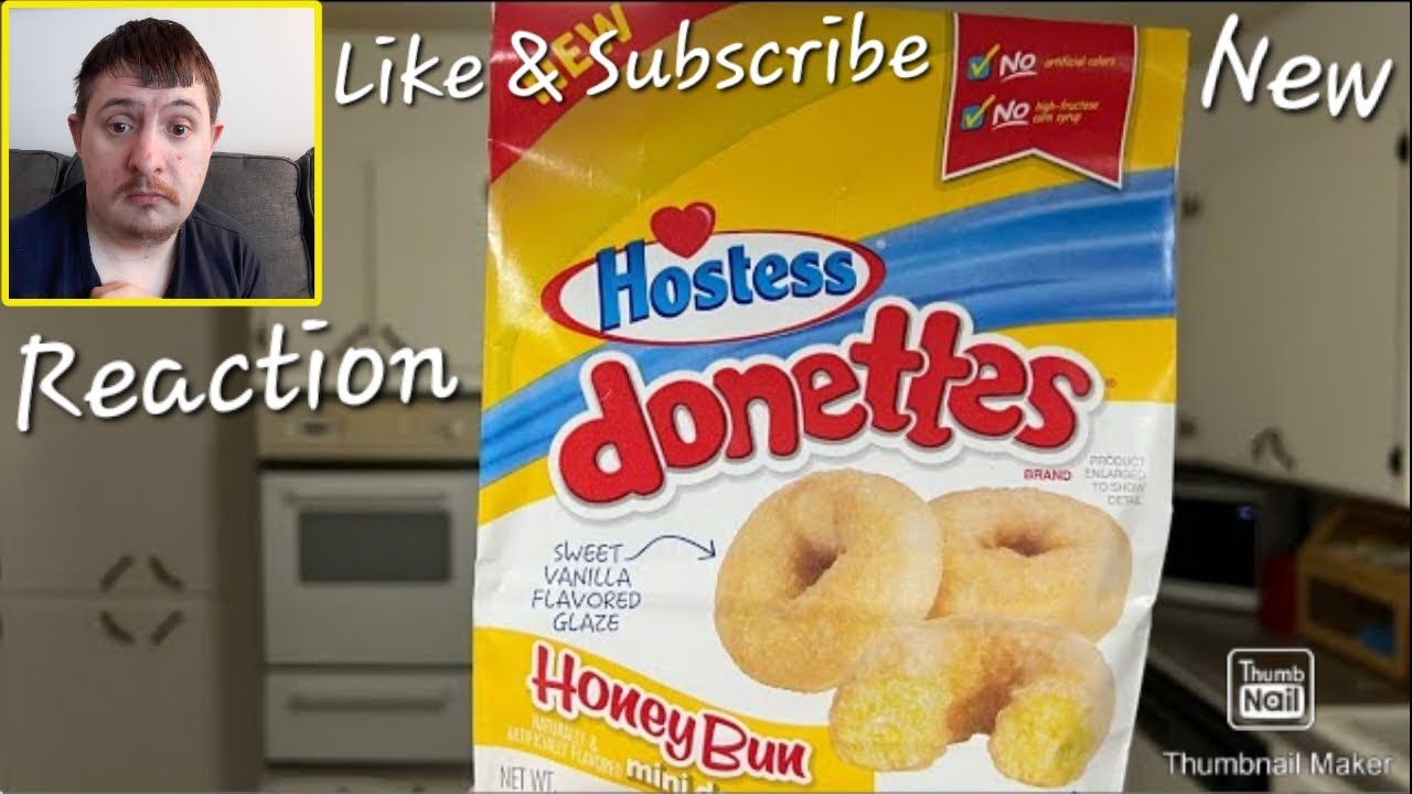 [Reaction] Hostess Donettes Honey Bun Review