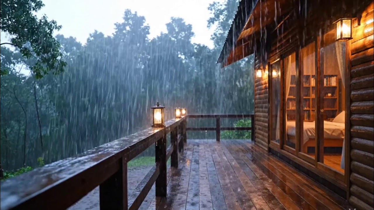 Relaxing Rain Sounds 🌧️ Peaceful Rain for Sleep, Study & Deep Relaxation