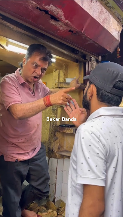 Real Fight Chhangani vs Customer 😱🔥 #shorts #streetfoodindia #chhanganiclubkachori