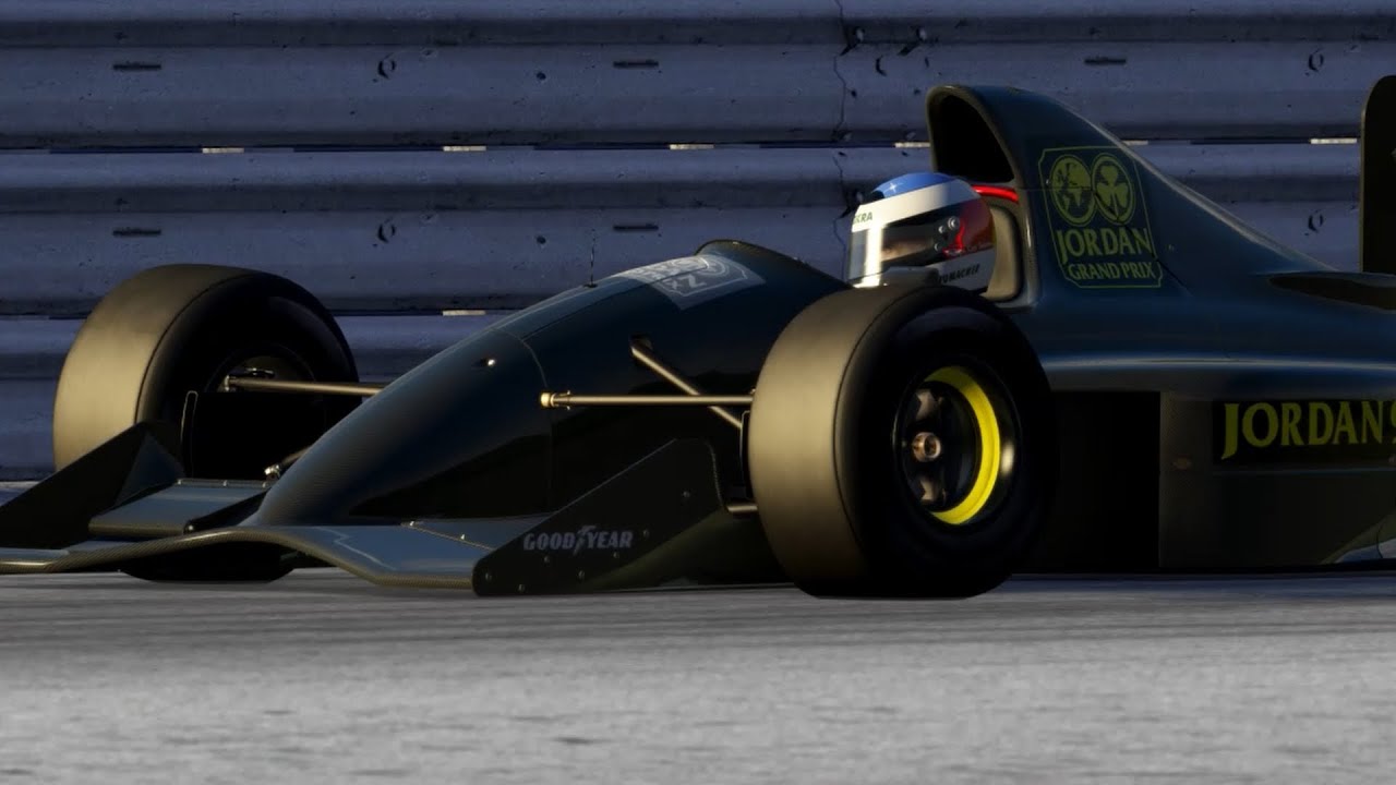 Michael Schumacher - Shakedown - Testing the Jordan 191 at
