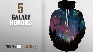 Top 10 Galaxy Hoodies [2018]: AMOMA Unisex Realistic 3D Digital Print Pullover Hoodie Hooded