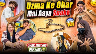Uzma Ke Ghar Mai Aaya Snake😱| Ghar Mai Sab Dar Gaye😰| Aman’s Family