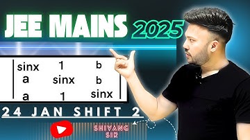 JEE MAIN PYQ 2025 ( 24 Jan - shift 2 )  || Limits  PYQ 2025 maths | IIT JEE Class12 MATHS #JEE2025