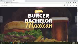 Burger : Restaurant Bootstrap HTML Template