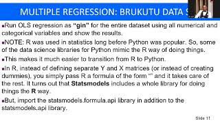 Celebrity L8 Multiple regression Profile