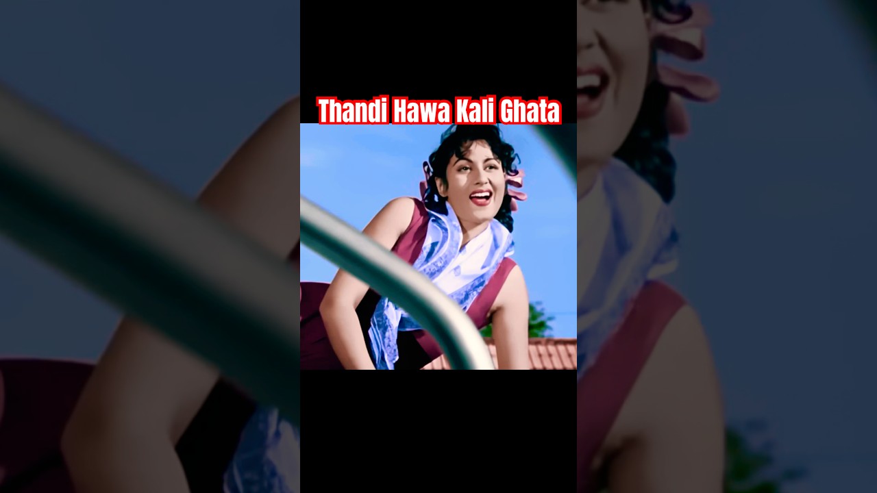Geeta Dutt’s Velvety Voice | Madhubala’s Magic ✨ | Thandi Hawa Kali Ghata | 