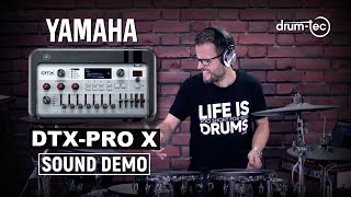 Yamaha DTX-PROX electronic drum sound module extended onboard kits sound demo