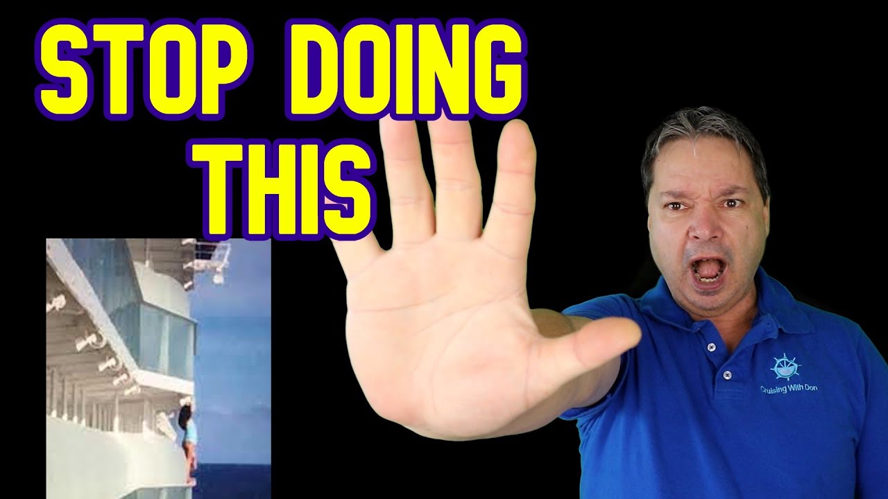 CRUISER ALMOST DIES TAKING A SELFIE - CRUISE NEWS