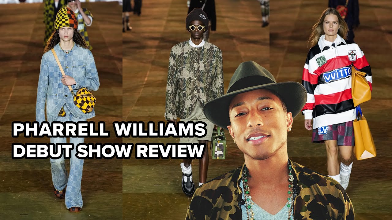 The Best Moments from Pharrell Williams' Debut Louis Vuitton Fashion Show