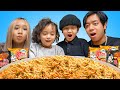 GIANT NOODLE FAMILY MUKBANG | The Shluv Family