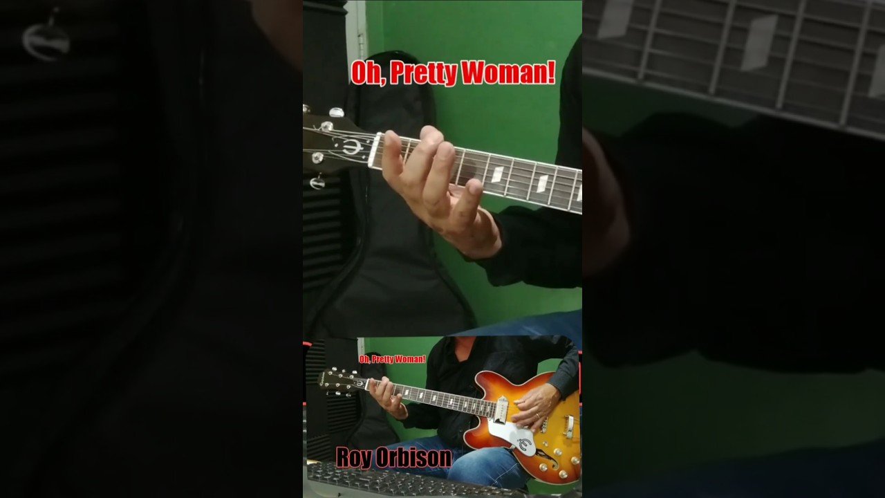 "Oh, Pretty Woman" Рой Орбисон (Как играть) На гитаре EPIPHONE CASINO ES330 SUMBURST ✨️🎸 