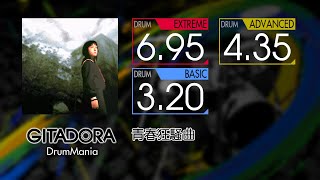 【GITADORA】 青春狂騒曲 (EXTREME ~ BASIC) Drum