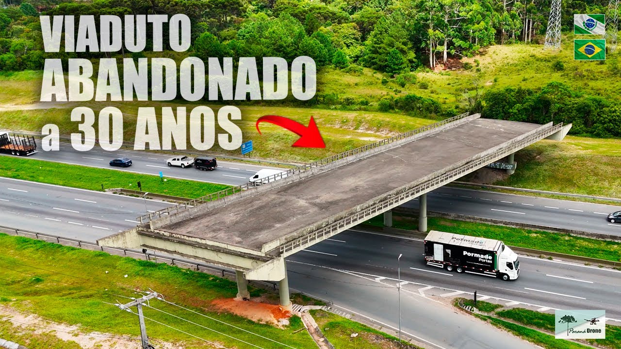 Viaduto inacabado a 30 anos em São José dos Pinhais poderá ser finalizado