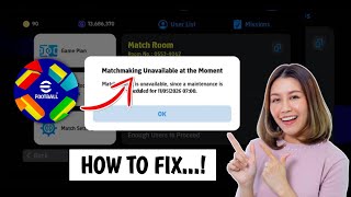 How to Fix Efootball 2026 Mobile Matchmaking Unavailable at the Moment Problem Solve