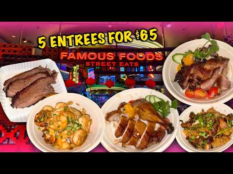 We Made Our Own Buffet at Famous Food Street Eats | Resorts World Las Vegas