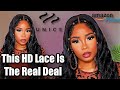 Undetectable 5x5 HD Lace Closure Wig Install feat. UNICE Body Wave