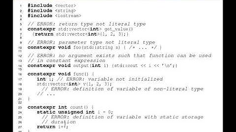 SENG 475 Lecture 8 (2019-05-22) — Compile-Time Computation, Temporary Objects