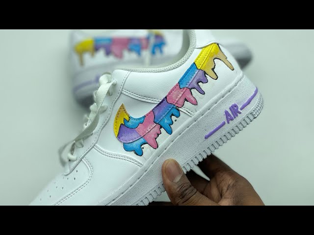 Nike Airforce 1 Drip – LzDIAMOND Customs