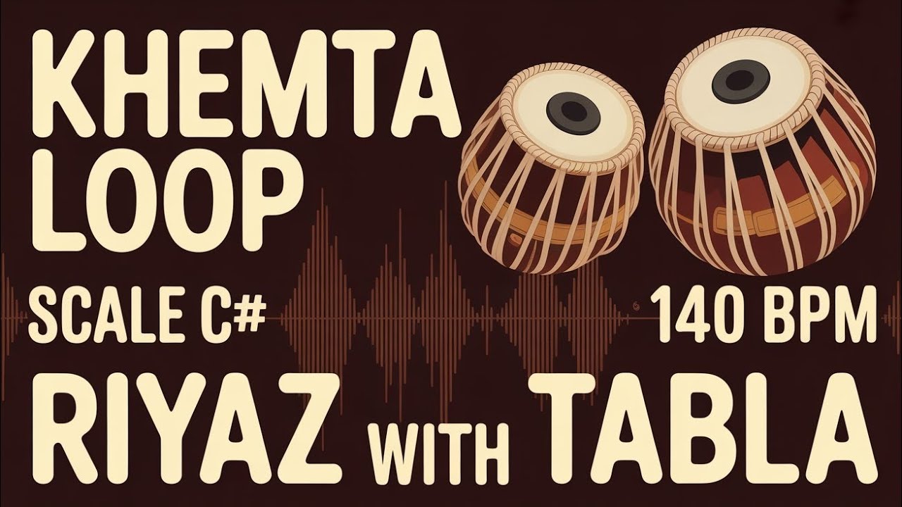 Khemta Ropain खेमटा लूप | Khemta Loop 140 BPM | C# Kali 1 | Songs, Bhajans, Ghazals # ...