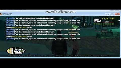 Gta Sa-mp Zombie apocalypse X-portal part 1 - Zombie Classes